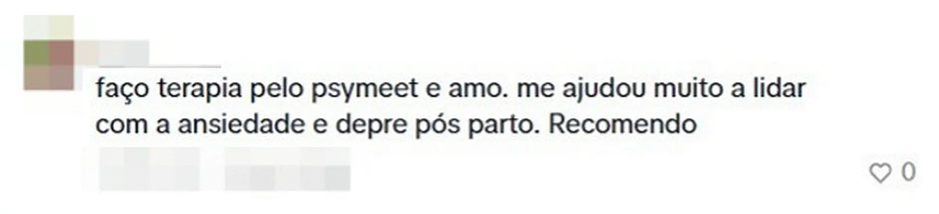 Depoimento de paciente