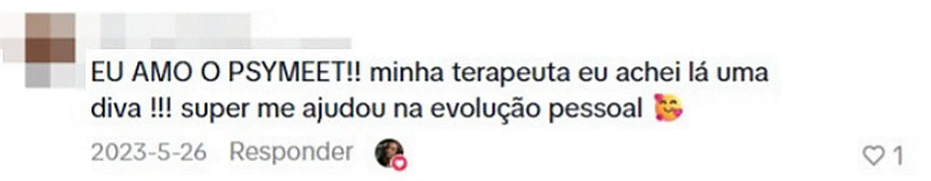 Depoimento de paciente