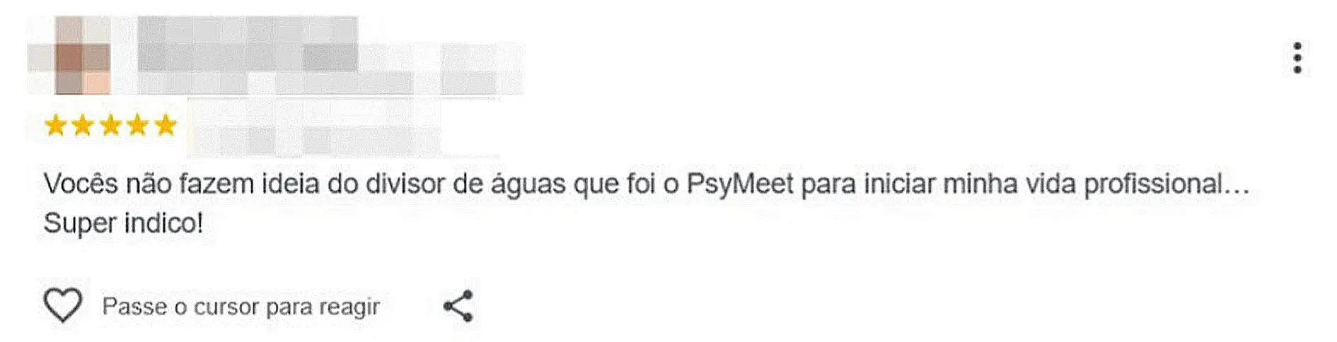 Depoimento de psicólogo